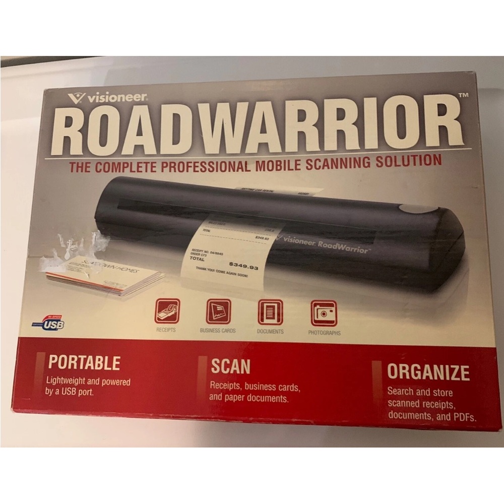 Visioneer RoadWarrior RW120-WU Professional Mobile Scanning Solution 600dpi‎ USB